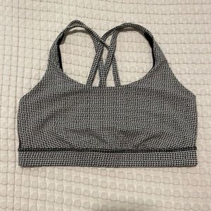 Black and White Energy bra